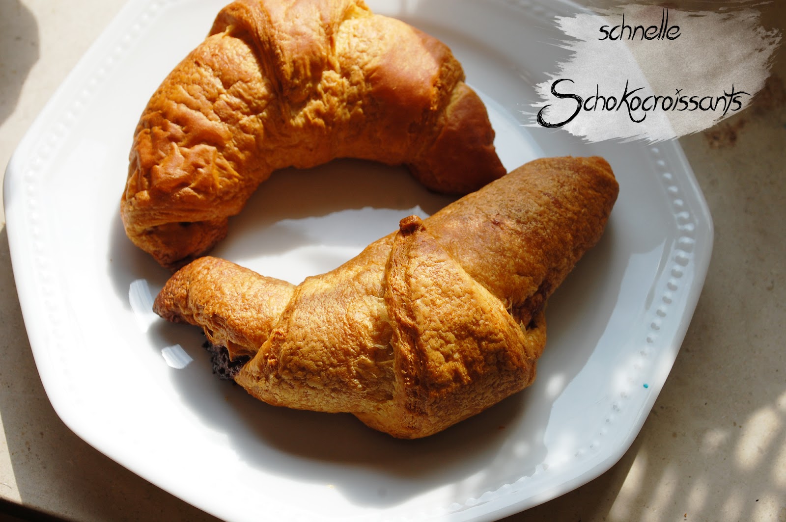 schnelle Schoko-Croissants - Imaginary Lights